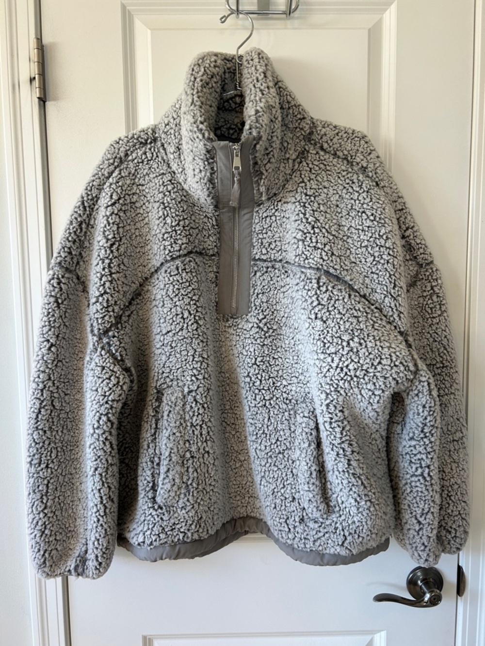 Nwt Abercrombie Sherpa quarter zip